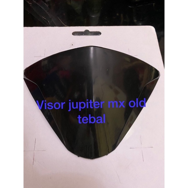 Visor jupiter mx old bahan tebal hitam pekat