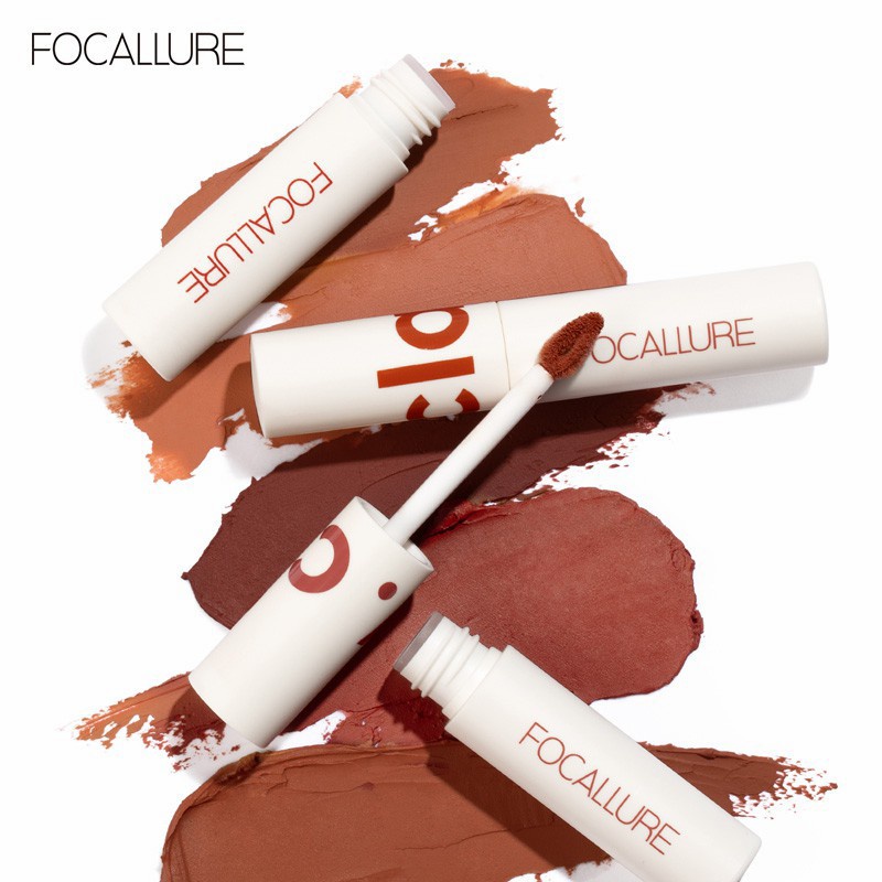 ★ BB ★  FOCALLURE Clay Pillowy Soft Liquid Lipstick - Lipstik Cream Velvet-Mist Matte Lip Clay - FA179 - FA 179