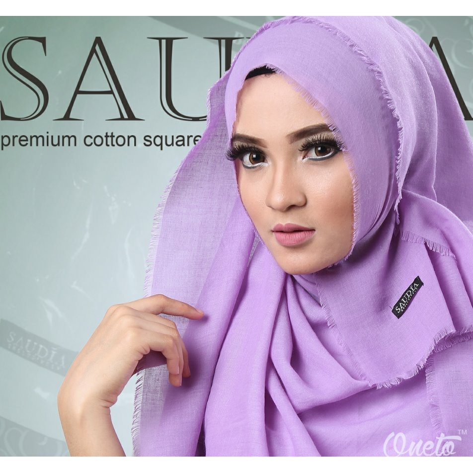 Jilbab Segi Empat Rawis Double Hycon Murah Saudia Murah Shopee