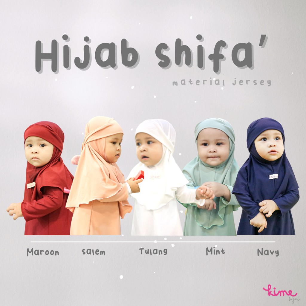 KIMEHIJAB Hijab Anak Murah Syar’i Shifa Freach Khimar Anak