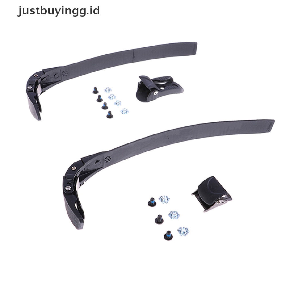 (Justbuyingg.Id) 2 Set Strap Buckle Bahan Pp Dengan Sekrup + Mur Untuk Roller Skate