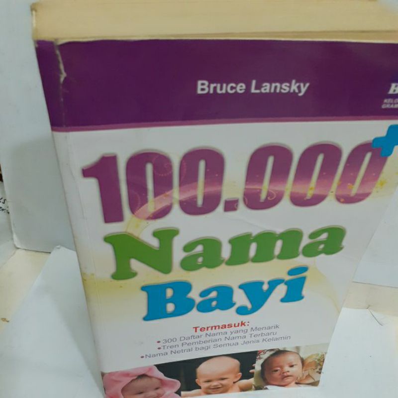Buku 100 000 Nama Bayi 300 Nama yang .Menarik