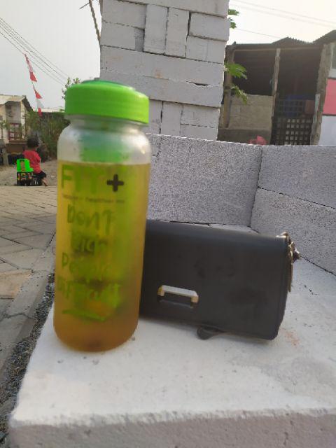 Per Pcs Botol Infuse Water Fit Plus Daily Or Max / Bottle Fit+ Pilihan 4warna Hijau Hitam Biru Ungu