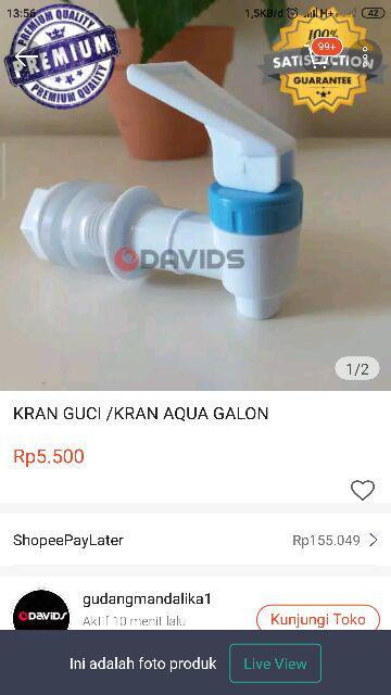 Kran Guci /kran Aqua Galon