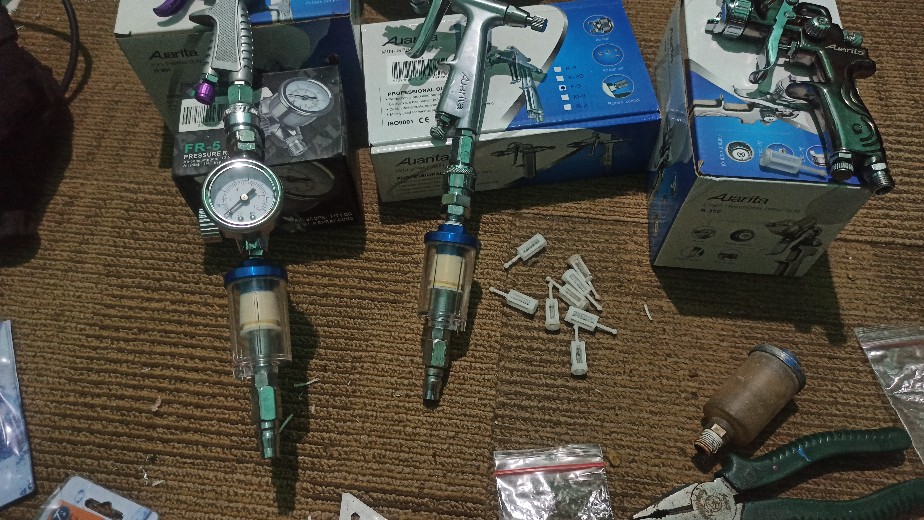 Filter Spray Gun Gravity Tabung Atas Hvlp