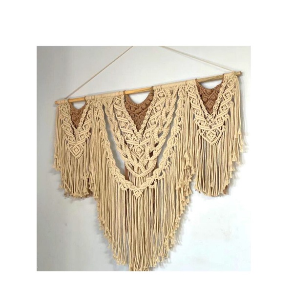 READY STOK) macrame Hiasan dinding / macrame wall hanging/ Dekorasi rumah