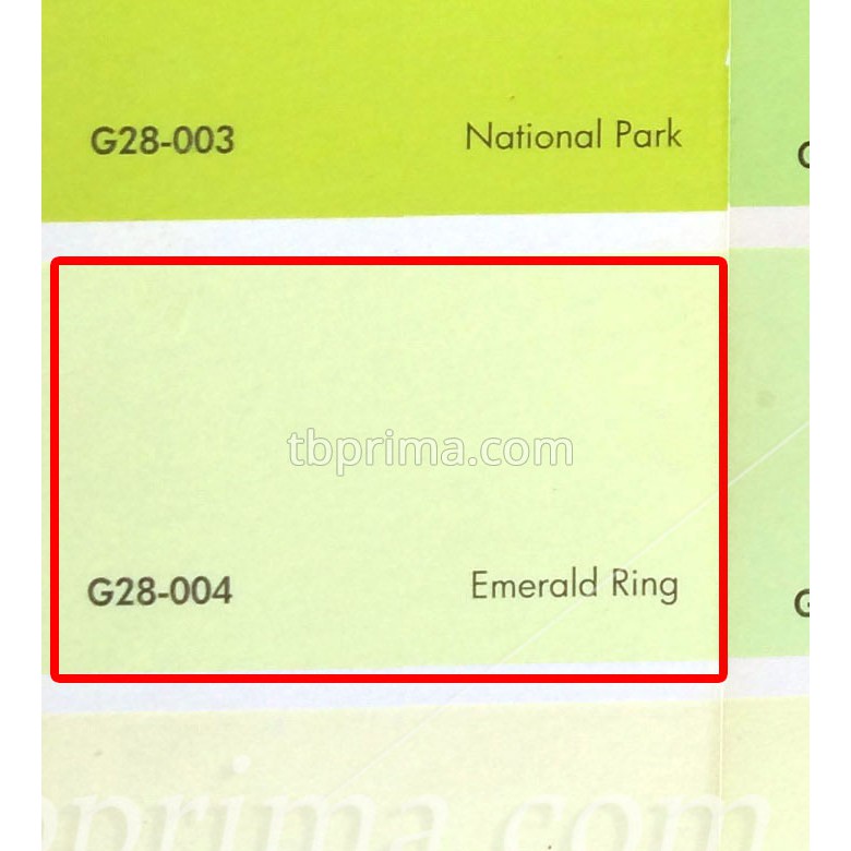 No Drop Tinting G28-004 Emerald Ring 1 kg