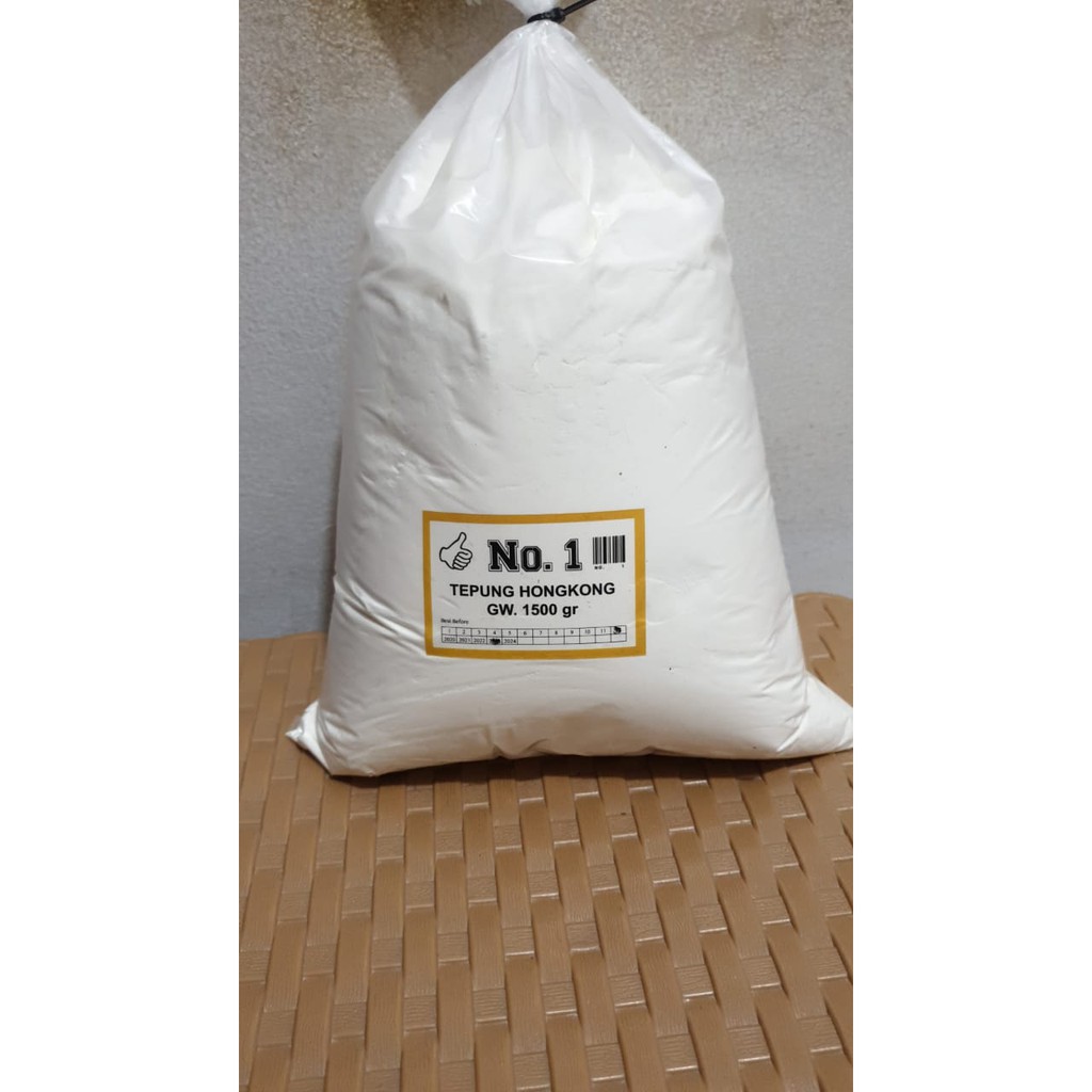 

Tepung Hongkong/Tepung Kwoloon Flour/Tepung Kue Bulan Dimsum Pao 1.5KG