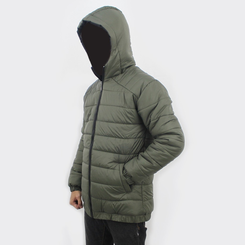 jaket pria gunung puffer outdoor waterproof bulu angsa murah