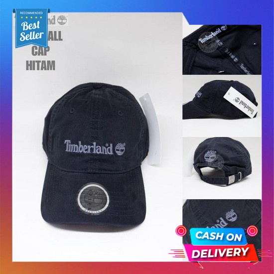 [Art. 911865] Topi Hitam Pria Korea Klasik | Topi Vintage Pria Origina Topi Baseball Tmbrln Import