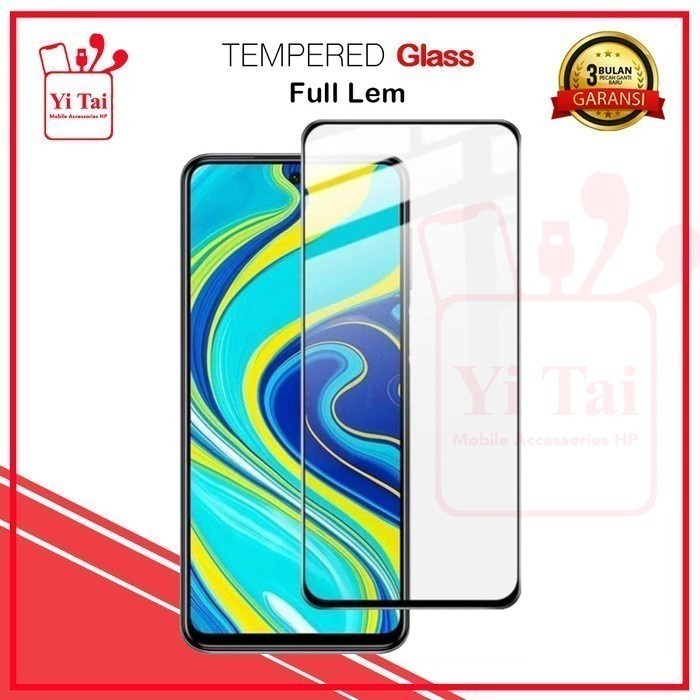 YI TAI - Tempered Glass Full Lem Oppo A52 A53 A54 A55 A57 4G / 5G