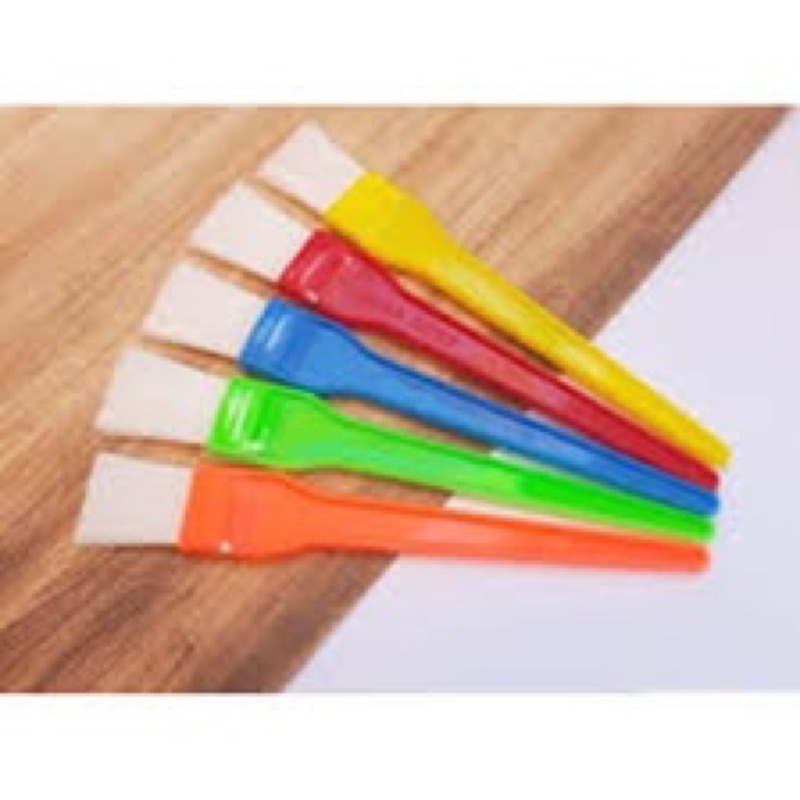 kuas kue cap kuda/ kuas serbaguna/ kuas makan makanan/plastik 2 ukuran