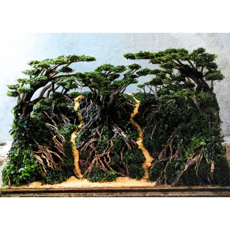 hardscape aquascape ukuran tank panjang 60.30.35cm ,PLUS planting mossjava & FREE PACKING TRIPLEK+BA