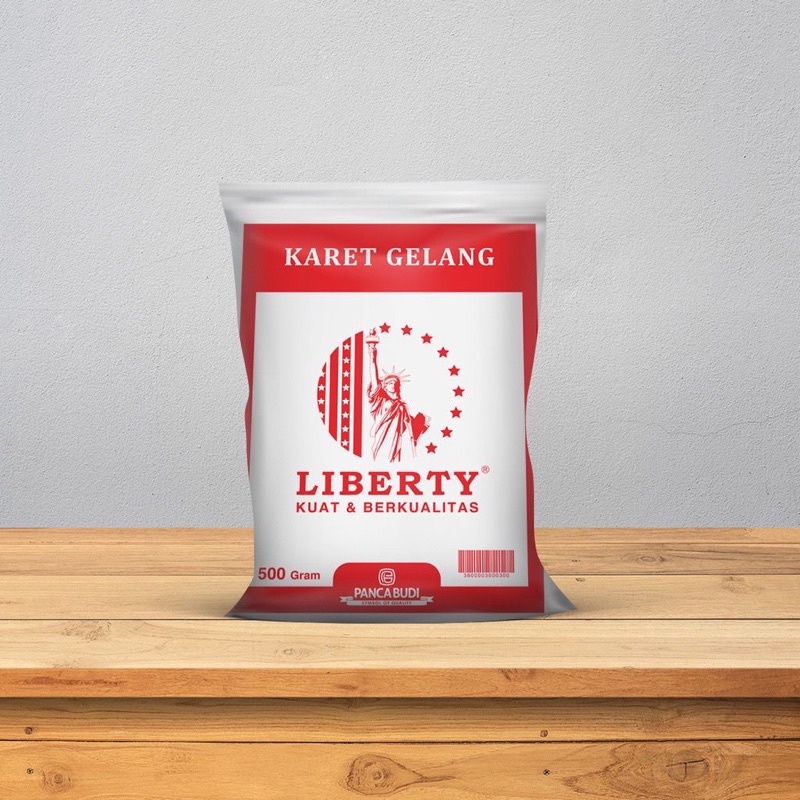 KARET GELANG KUNING LIBERTY 500 GRAM ORIGINAL 500GR TERKUAT DI BUMI PROMO SEN