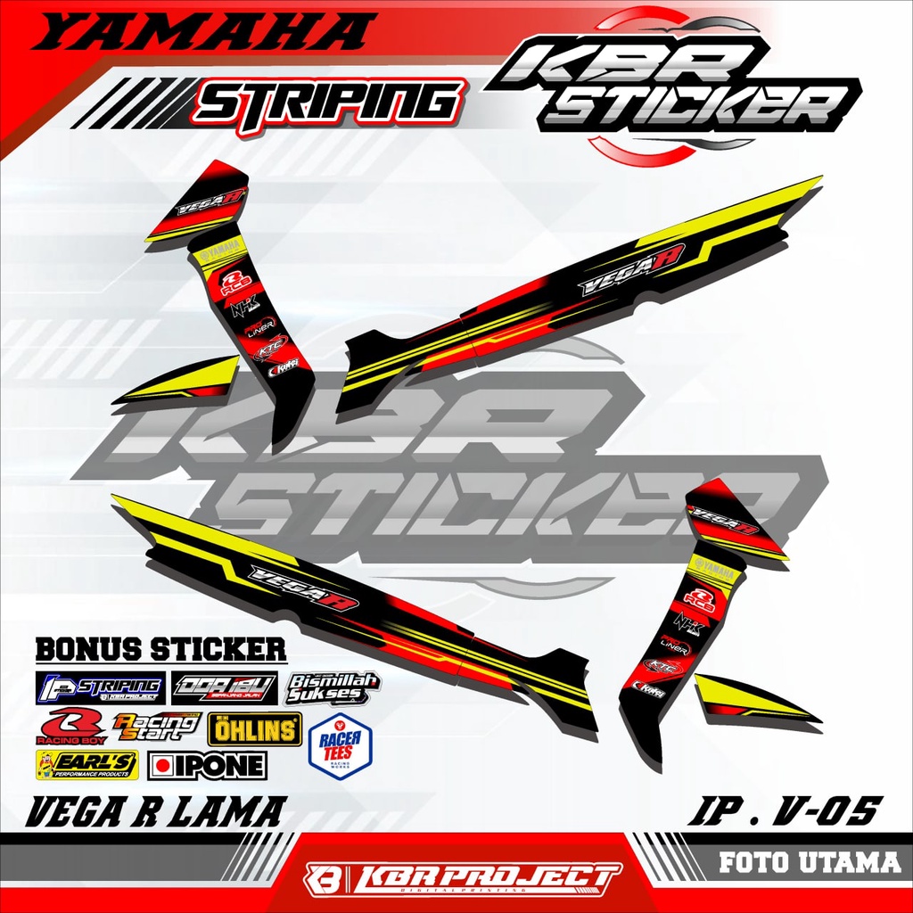 VEGA R LAMA  (COD) STICKER STRIPING MOTOR VEGA R LAMA.05
