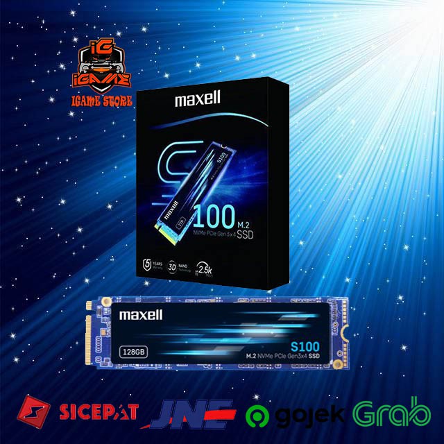 SSD MAXELL 128GB M.2 NVME Read : Up To 2K MB/s MANTUL