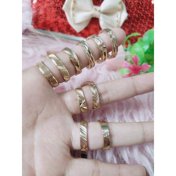 Cincin Tunangan Lamaran Emas SWASA KUNING SELAMANYA!!! AWET Persis Emas Asli