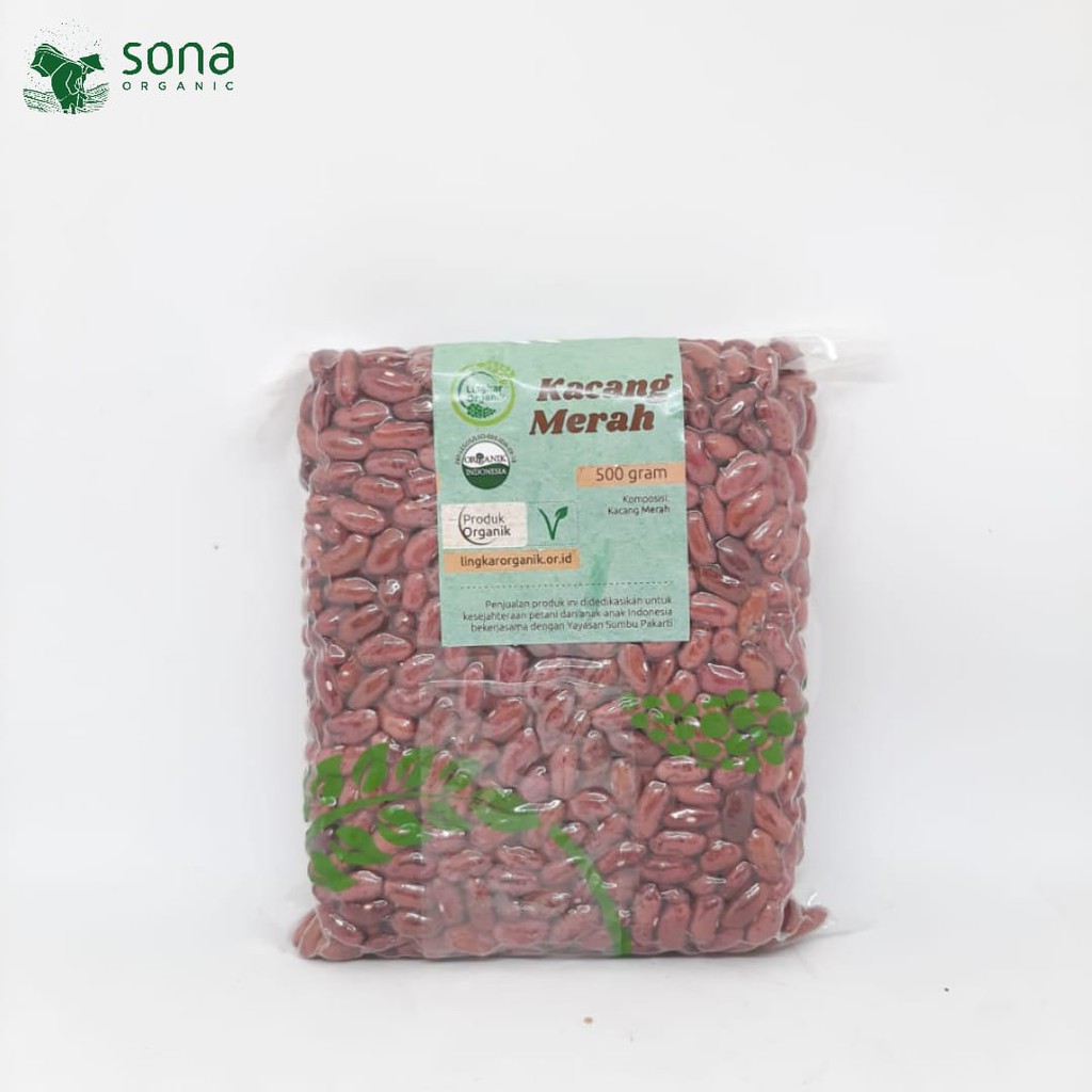 

Kacang Merah Organik-Lingkar Organik-500gr