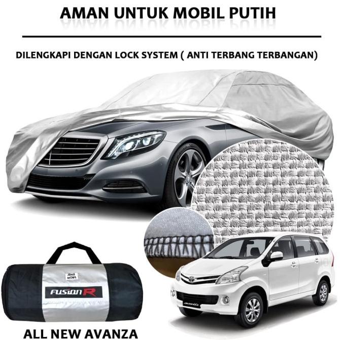 Cover Mobil Putih AVANZA 2019 Waterproof / Sarung Mobil Putih AVANZA