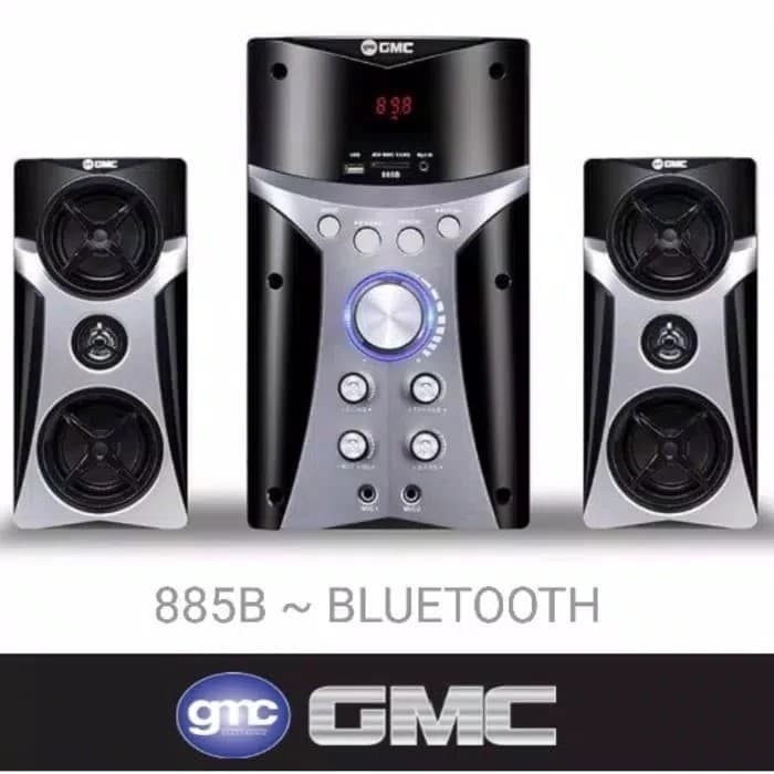 Speaker Bluetooth Gmc 885B Speaker multimedia Fiktur Komplit