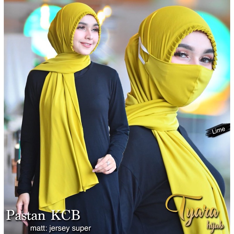ORI BRAND TYARA PASHMINA INSTAN KCB RIMPIT BAHAN JERSEY-7