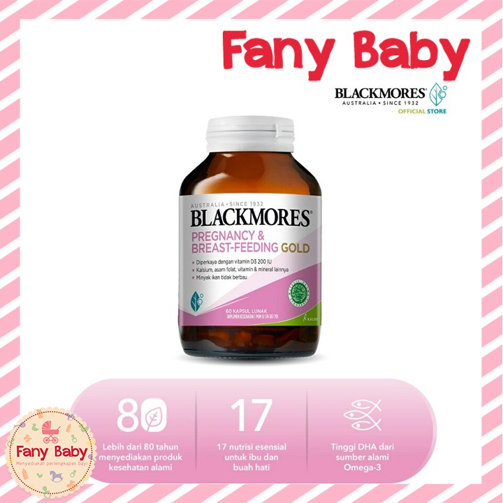 BLACKMORES BREAST FEEDING AND PREGNANCY 120 KAPSUL