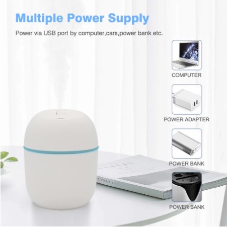 Humidifier Udara Purifier Air Diffuser Portable Pelembab dan Penjernih Udara HM007 - XOBOX