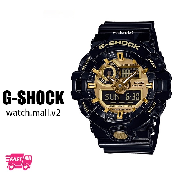 [Crazy Sale]  Casio G-Shock GA-700-06A Jam Tangan Pria Jam Tangan Kuarsa Olahraga GA-700-06A Jam Tangan Tahan Air
