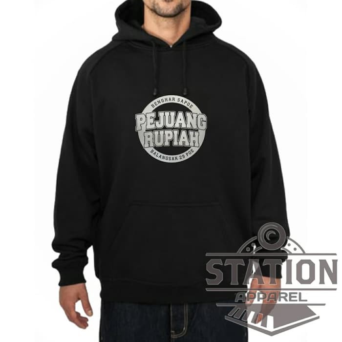 Jaket Hoodie Sunda Pejuang Rupiah 002 made by Station Apparel