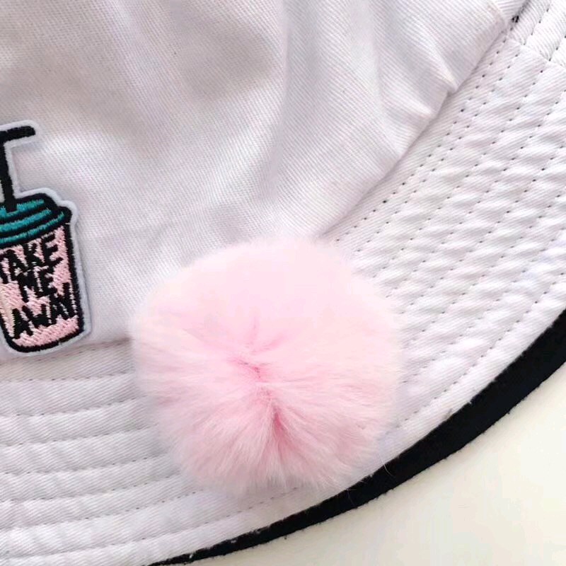 Nama - Popsocket bulu pompom 3D lucu / popsocket HP