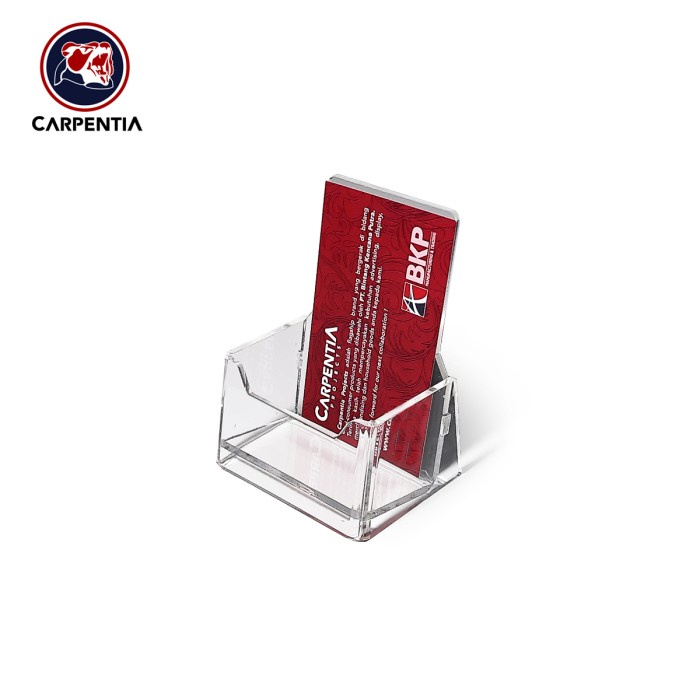 

Bagus Tempat Kartu Nama / Acrylic Name Card Holder- Vertikal - Style 1 Hemat