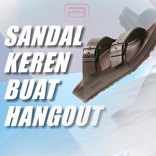 Sandal Selop Ando Original/ Sandal Cowok Selop Ando Sultan