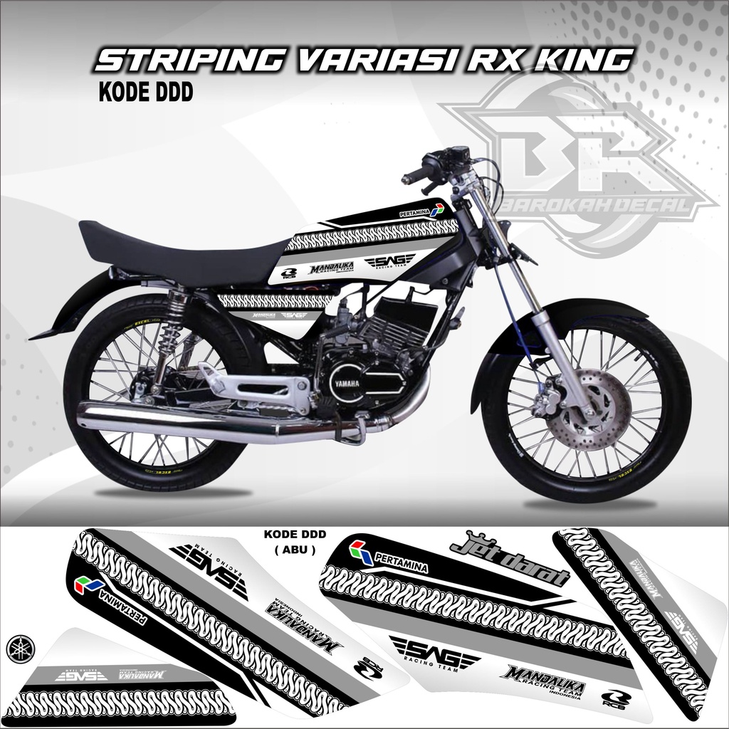 Sticker Rx King Variasi Stiker Lis Striping Rx King Kode DDD