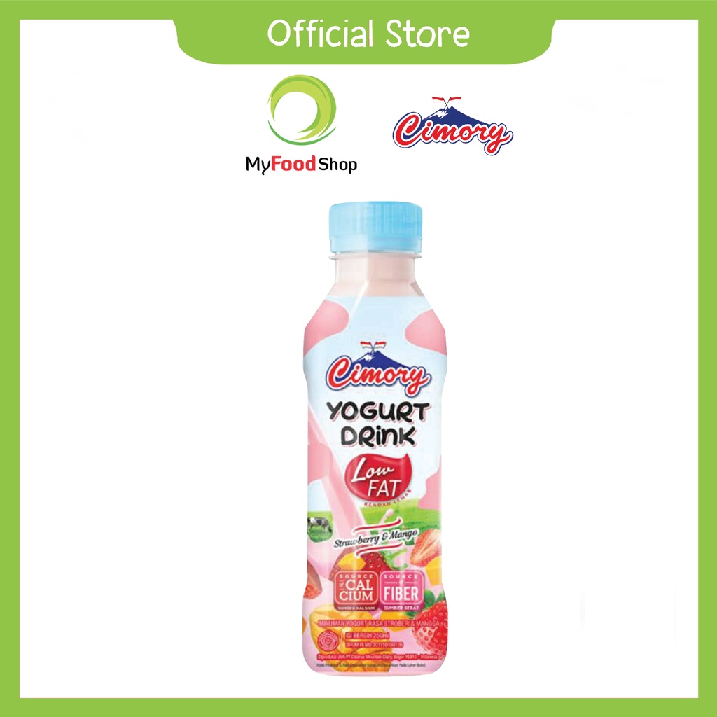 

SUSU CIMORY YOGURT DRINK LOW FAT STRAWBERRY & MANGO - 250 ML