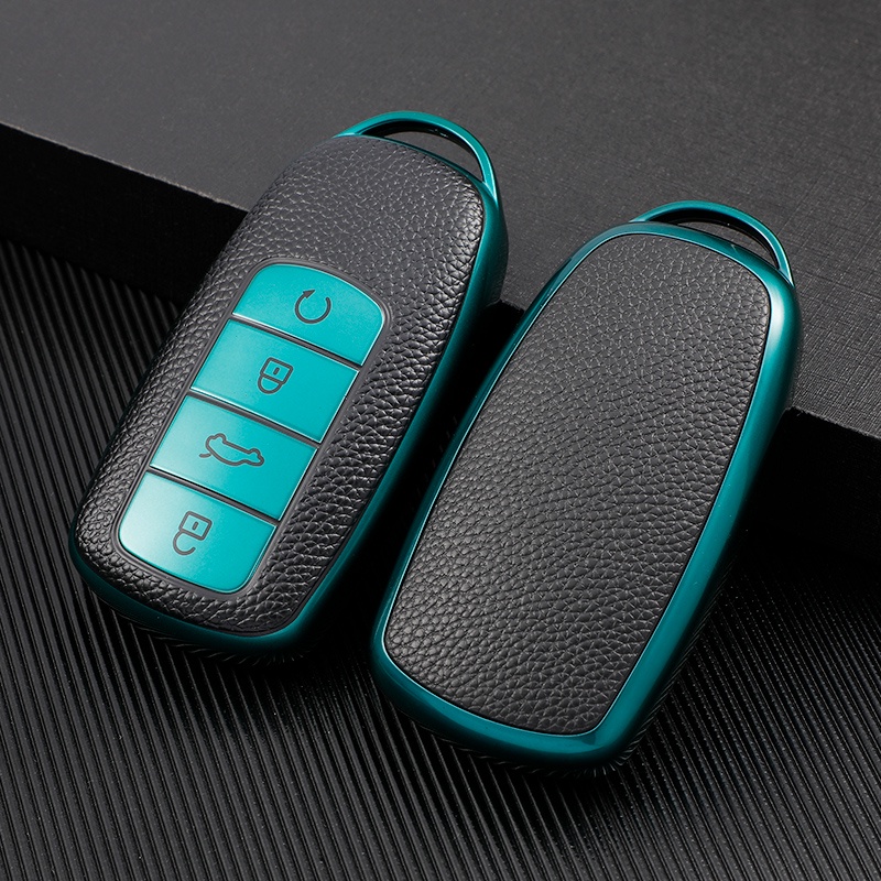 Casing Kunci Mobil 4 Tombol Bahan Kulit TPU Untuk Chery Tiggo 8 Pro 2021 2022