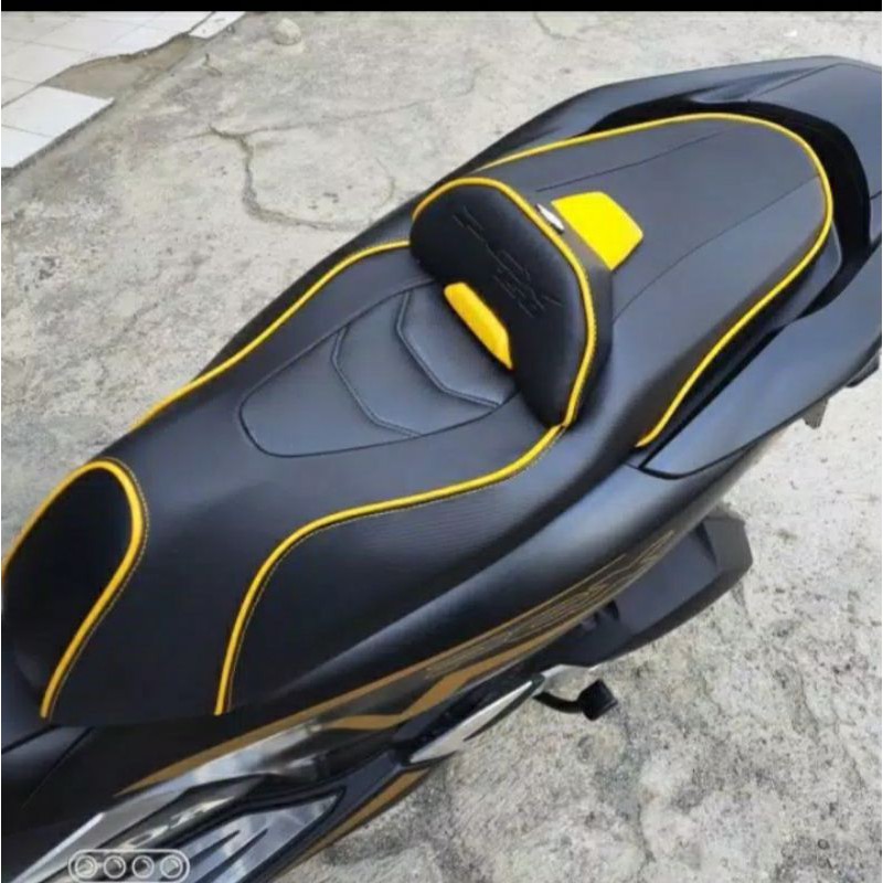 kulit jok mbtech costum pcx aksesoris motor pcx