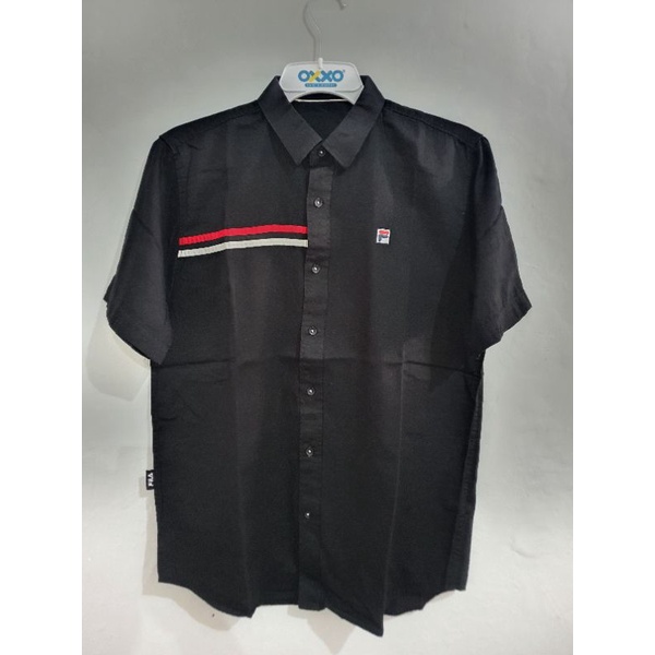 kemeja lengan pendek pria Fila preloved