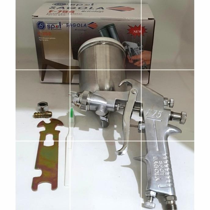 Spray Gun SPOT F-75G Tabung Atas / Alat Semprot Cat Termurah