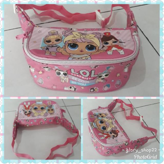 Tas pinggang LOL/tas fashion anak/tas anak LOL/tas LOL/waist bag LOL/bumbag LOL/tas