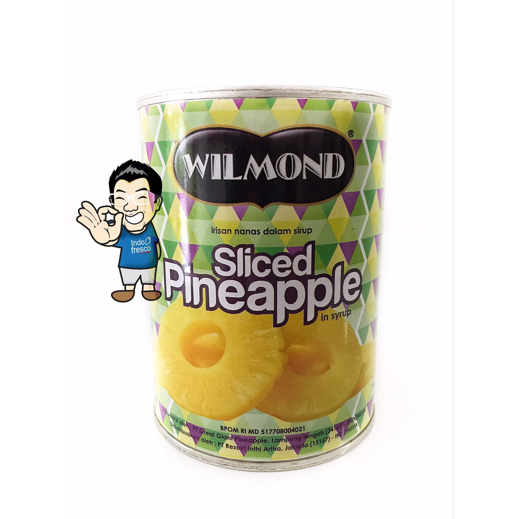 

PROMO WILMOND SLICED PINEAPPLE IN SYRUP CANNED- BUAH NANAS KALENG 567G TERMURAH