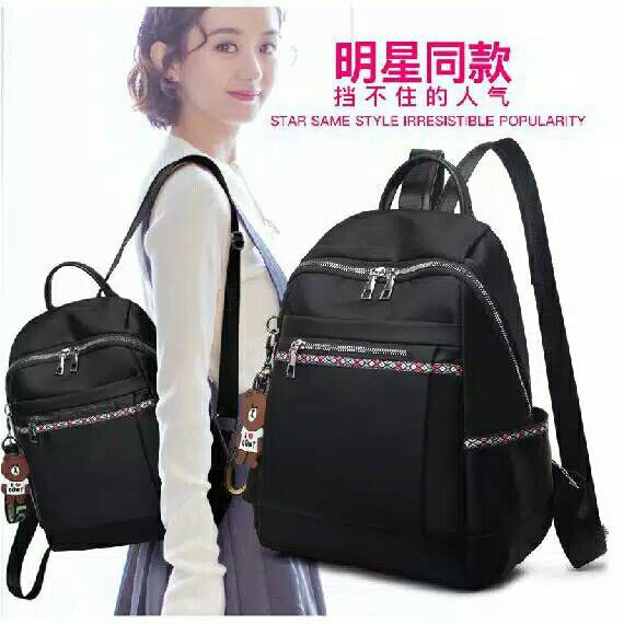 Tas Ransel Batam Wanita Cantik OCCAN Import oxford Ransel Azela D20183 FASHION WANITA RESTOK 2541