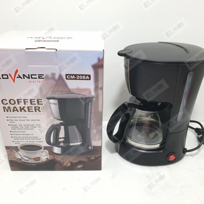 Coffee Maker Electric Advance Mesin Pembuat Kopi CM 208A 208 A 0,6L