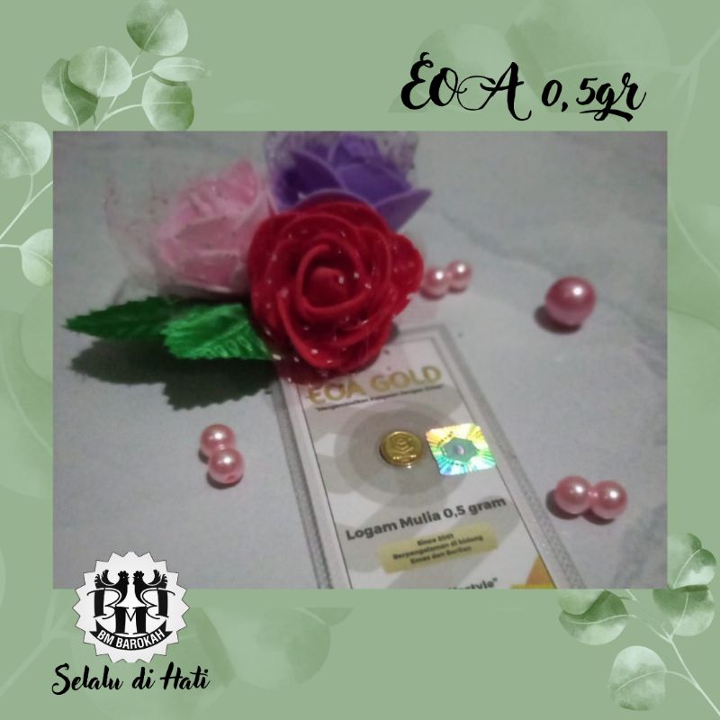 Logam Mulia EOA Gold 0.5 gram