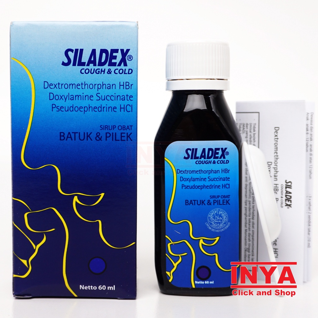 SILADEX COUGH &amp; COLD SIRUP OBAT BATUK DAN PILEK 60ml - Obat Batuk