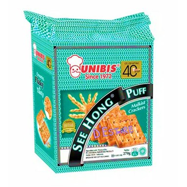 

Biskuit Crackers Unibis See Hong Puff 270 gr | Biskuit Malkist Gula