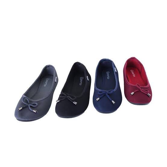 Sepatu Wanita Flatshoes Balet Kain Nyaman Empuk Simple Porto Lady Original BA 202 L