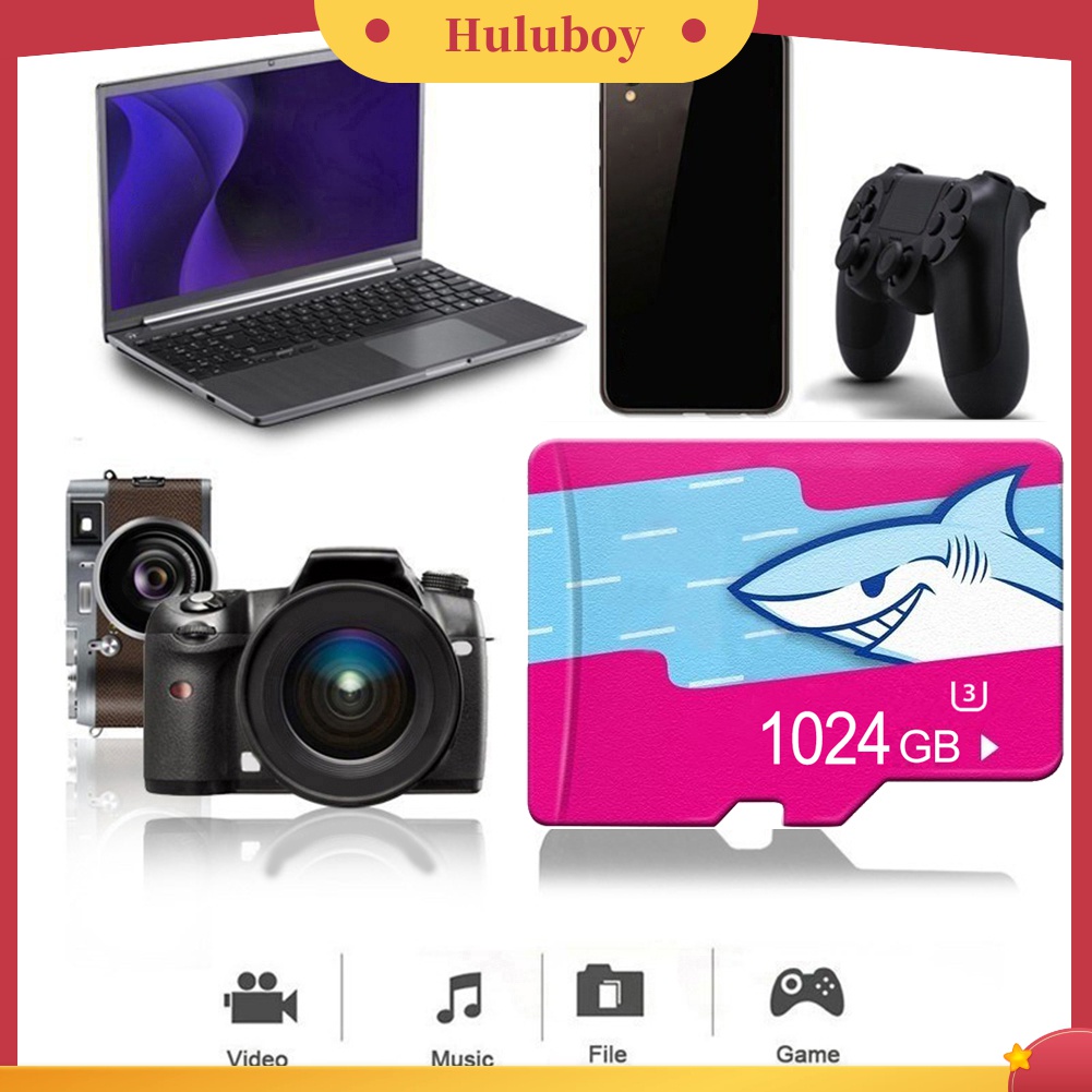 (Huluboy) Memory Card TF Micro Secure Digital Portable 128 / 256 / 512 / 1T Untuk Kamera / Handphone