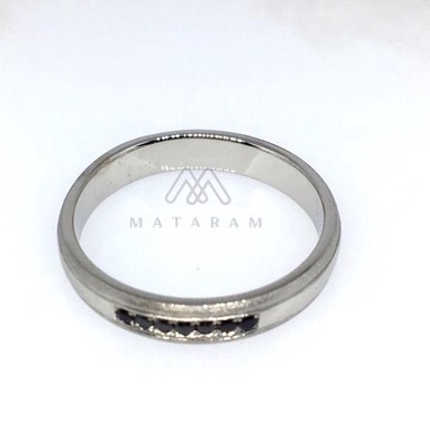 Cincin Kawin Kepulauan Yapen Palladium Kadar 50% - Bebas Request Model Cincin Custom By Mataram Jewe