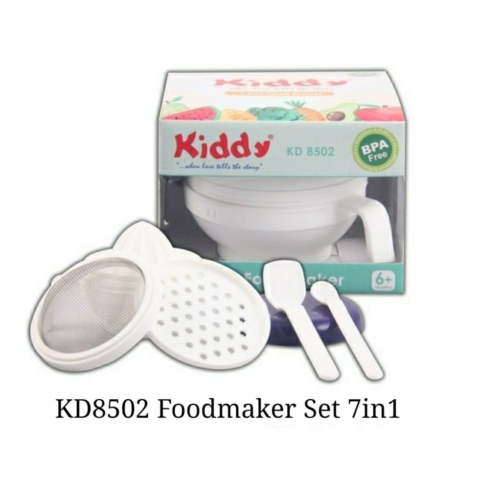 FOOD MAKER SET 7IN1 KIDDY KD8502/ FOOD MAKER SET 11 IN 1 KIDDY KD8504