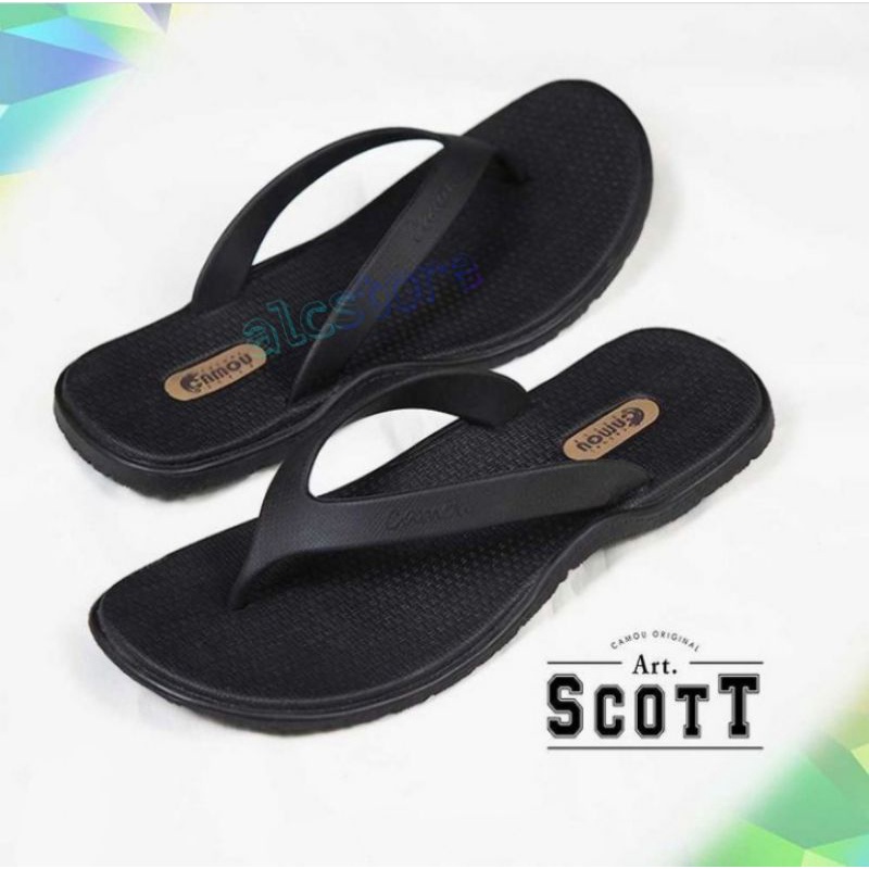 Art Scott Camou ~ Sandal jepit pria / Sandal casual camou pria